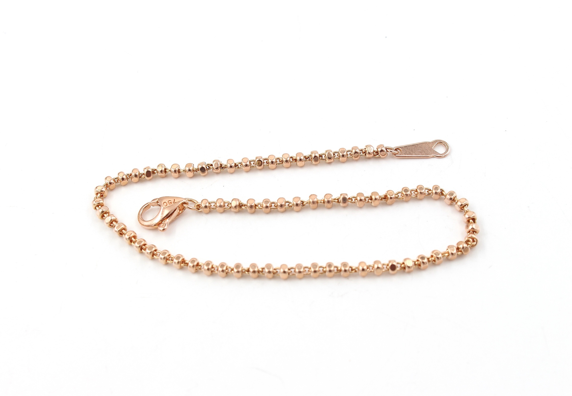 Armband i 18k rött guld. vikt: 4,4g