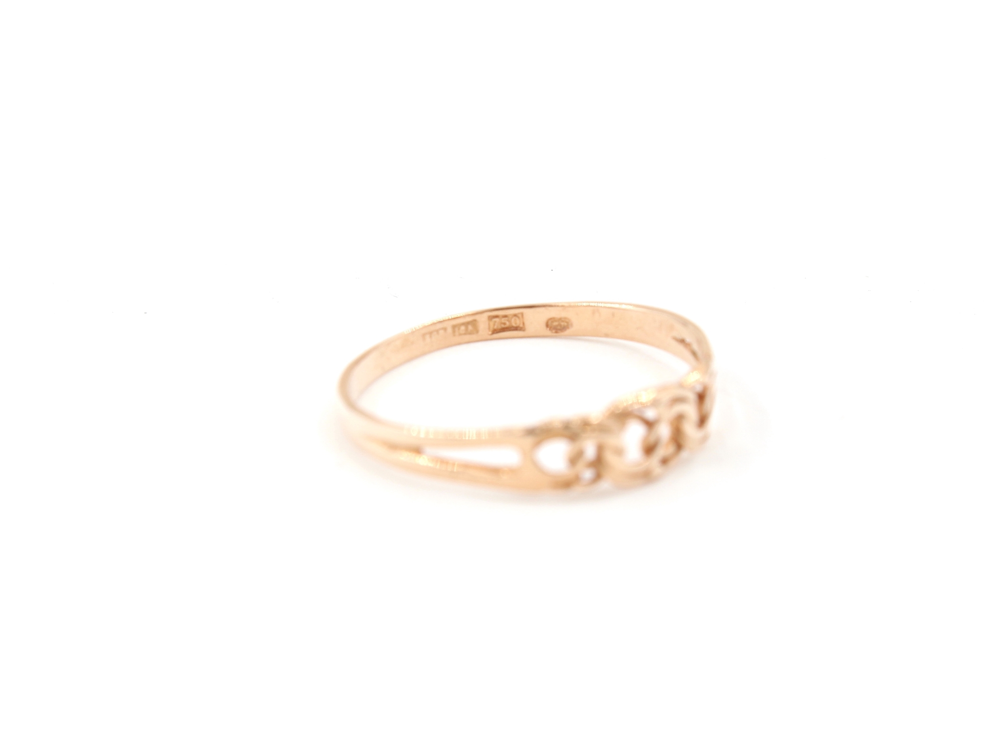 Bismarck ring i 18k guld. vikt: 1g