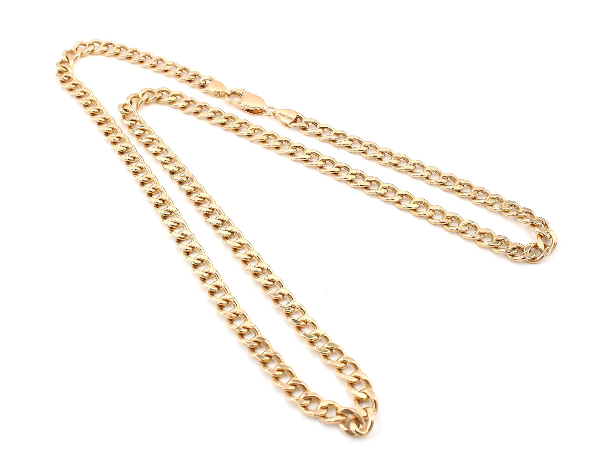 Pansar halsband i 18k guld- ihålig. vikt: 14,8g