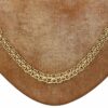 X-länk halsband med stavar i 18k guld-doserad.Vikt 15.6g