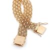 X-länk armband med stavar i 18k guld.Vikt 19.42g