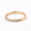 Allians ring i 18k guld med diamanter. vikt: 2,7g