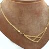 X-länk halsband i 18k guld. vikt: 8g