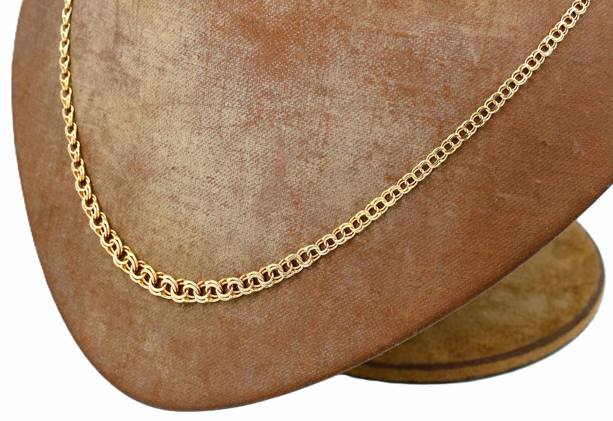 Bismarck halsband i 18k guld doserad.Vikt:7.6g
