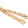 X-länk armband med stavar i 18k guld 2X. vikt: 18,3g