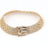 X-länk armband med stavar i 18k guld.Vikt 19.42g
