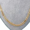 Halsband pansar i 18k guld- ihålig.Vikt 18.56g