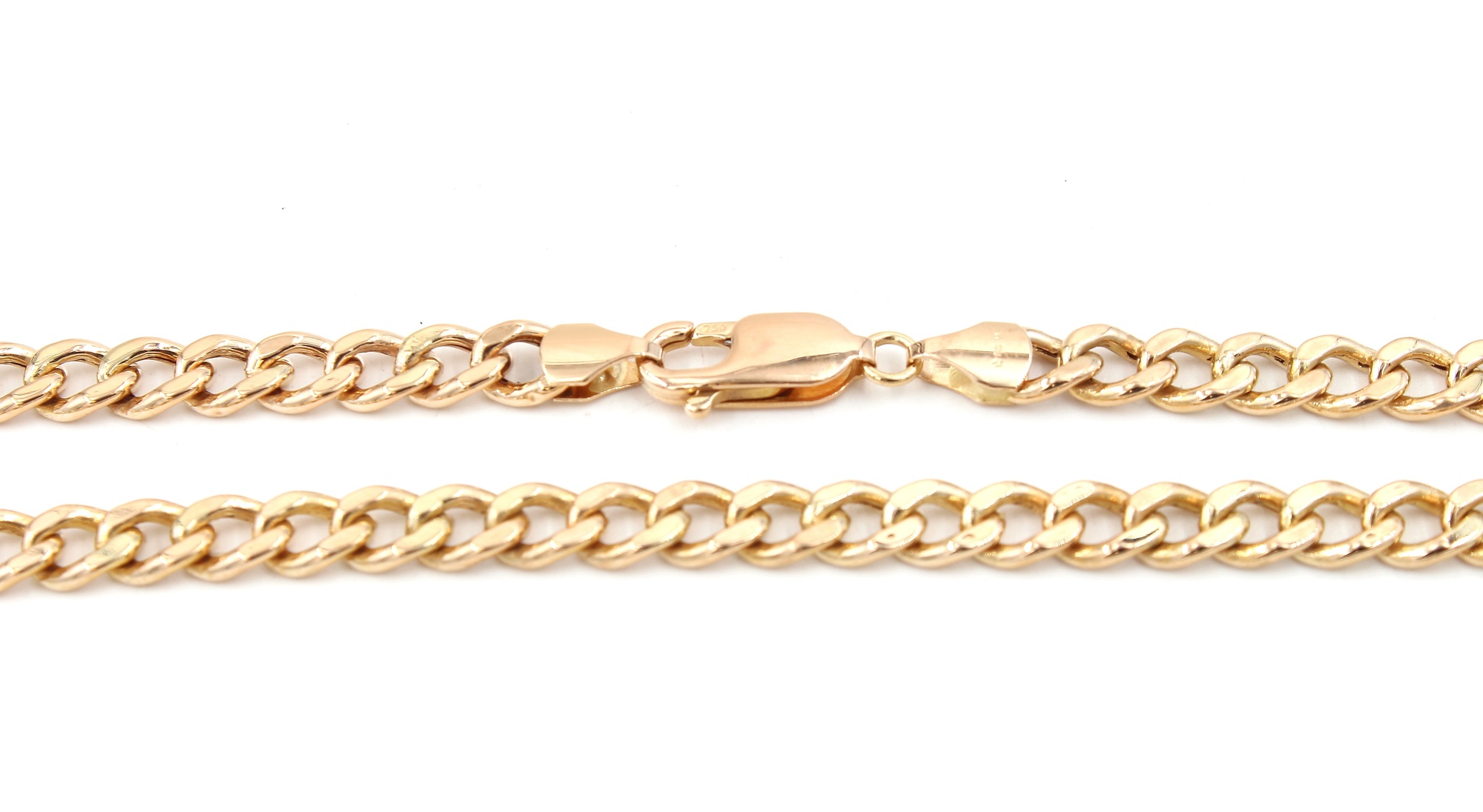 Pansar halsband i 18k guld- ihålig. vikt: 14,8g