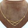 X-länk halsband i 18k guld. vikt: 8g
