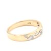 Diamantring i 18k guld och vitguld ca 0,14 ct. vikt: 4g