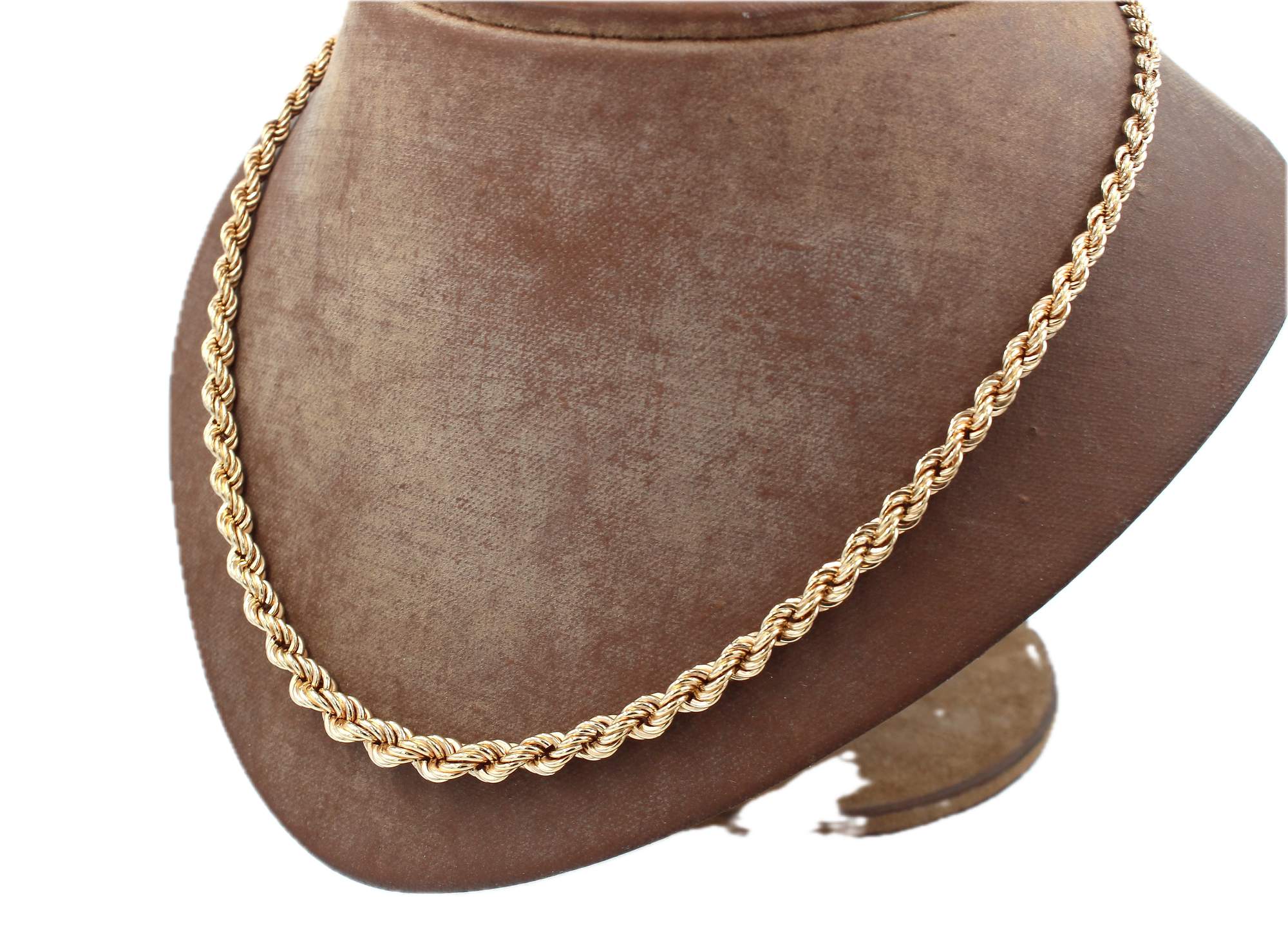 Cordell halsband doserad i 18k guld ihålig. vikt: 9,8g