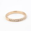 Allians ring i 18k guld med diamanter. vikt: 2,7g