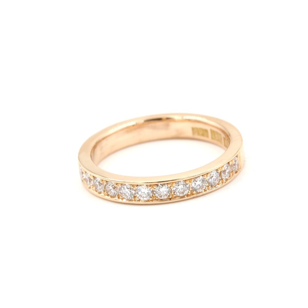 Diamantring i 18k guld 0,36 ct. vikt: 3,2g