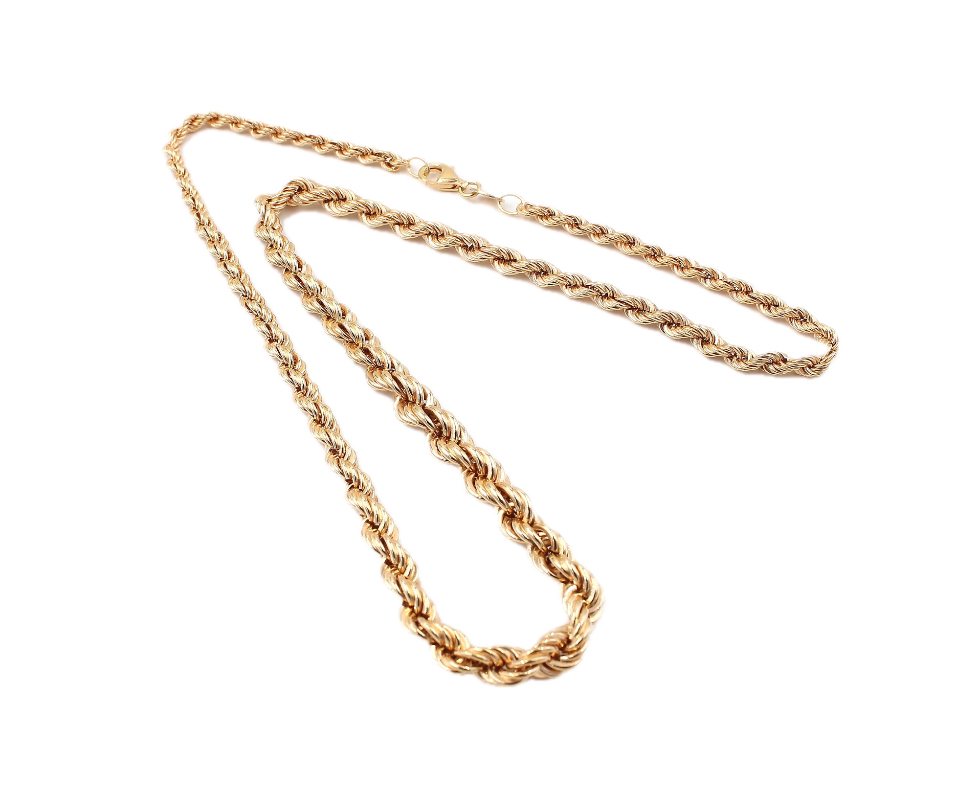 Cordell halsband doserad i 18k guld ihålig. vikt: 9,8g