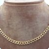 Pansar halsband i 18k guld- ihålig. vikt: 14,8g