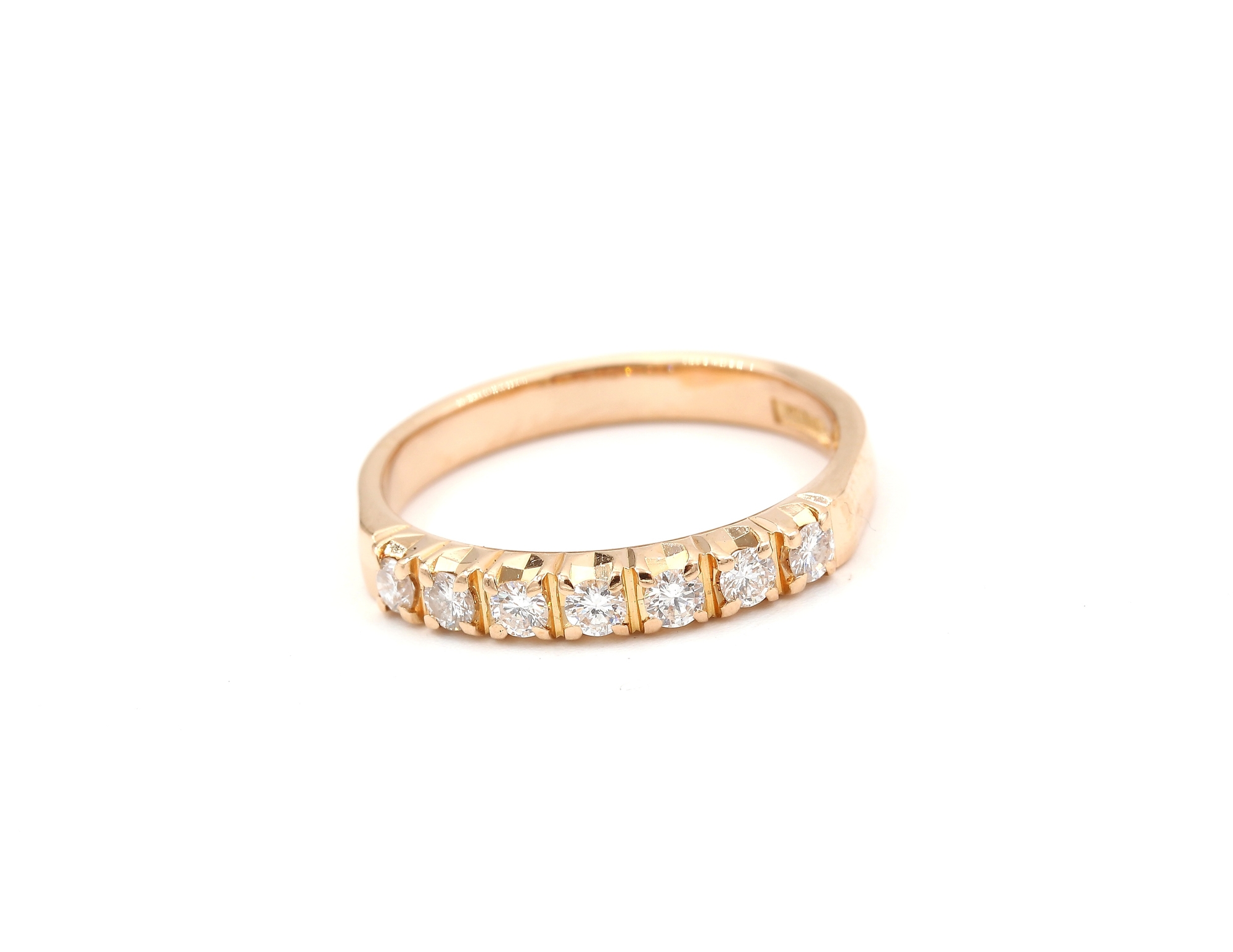 Diamantring i 18k guld 0,28 ct. vikt: 2,92 g