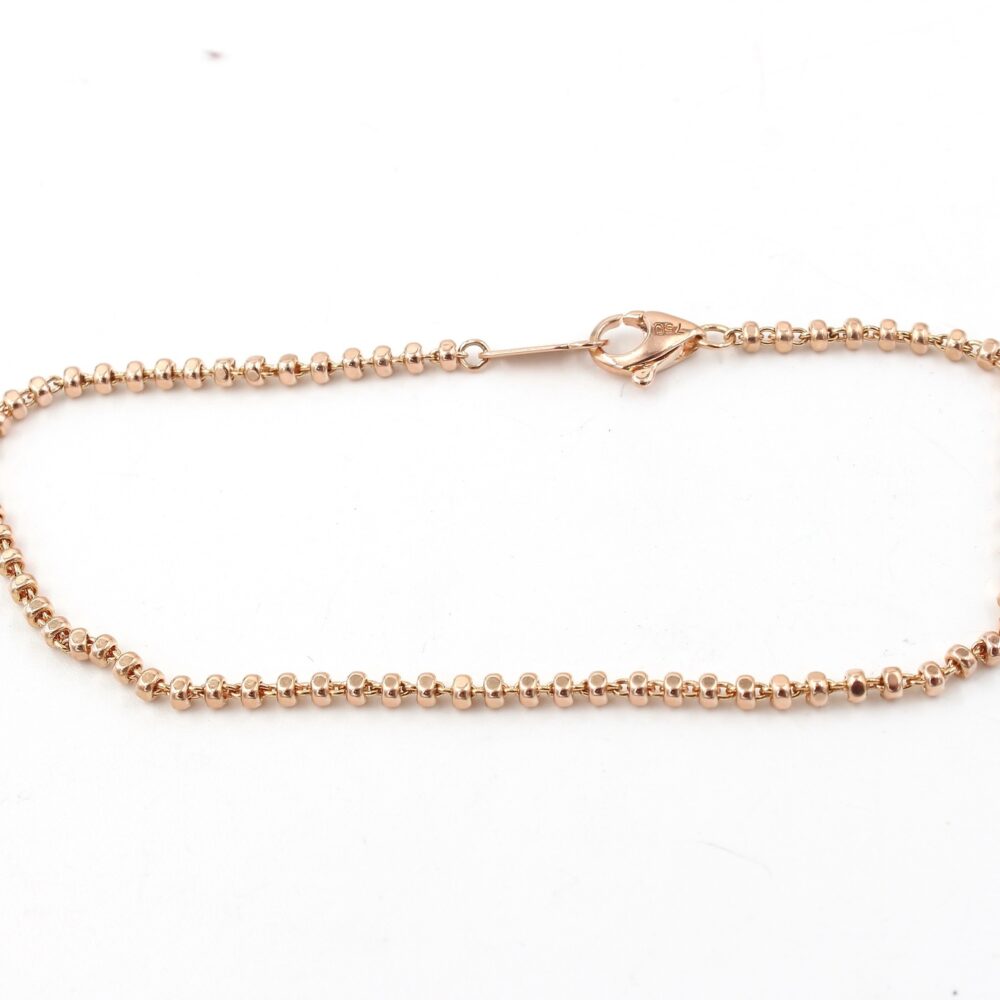 Armband i 18k rött guld. vikt: 4,4g