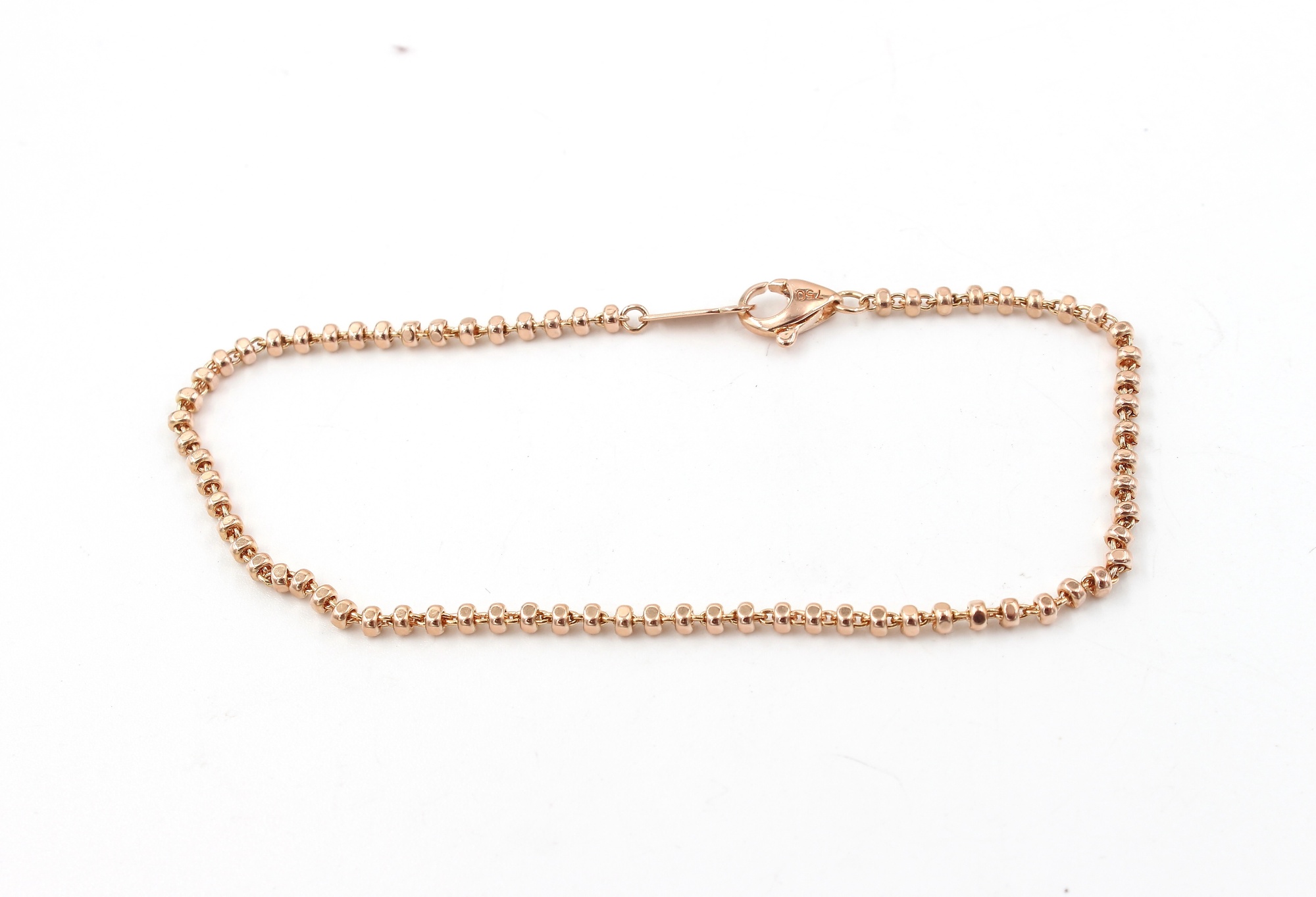 Armband i 18k rött guld. vikt: 4,4g