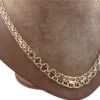 X-länk halsband i 18k guld. vikt: 8g