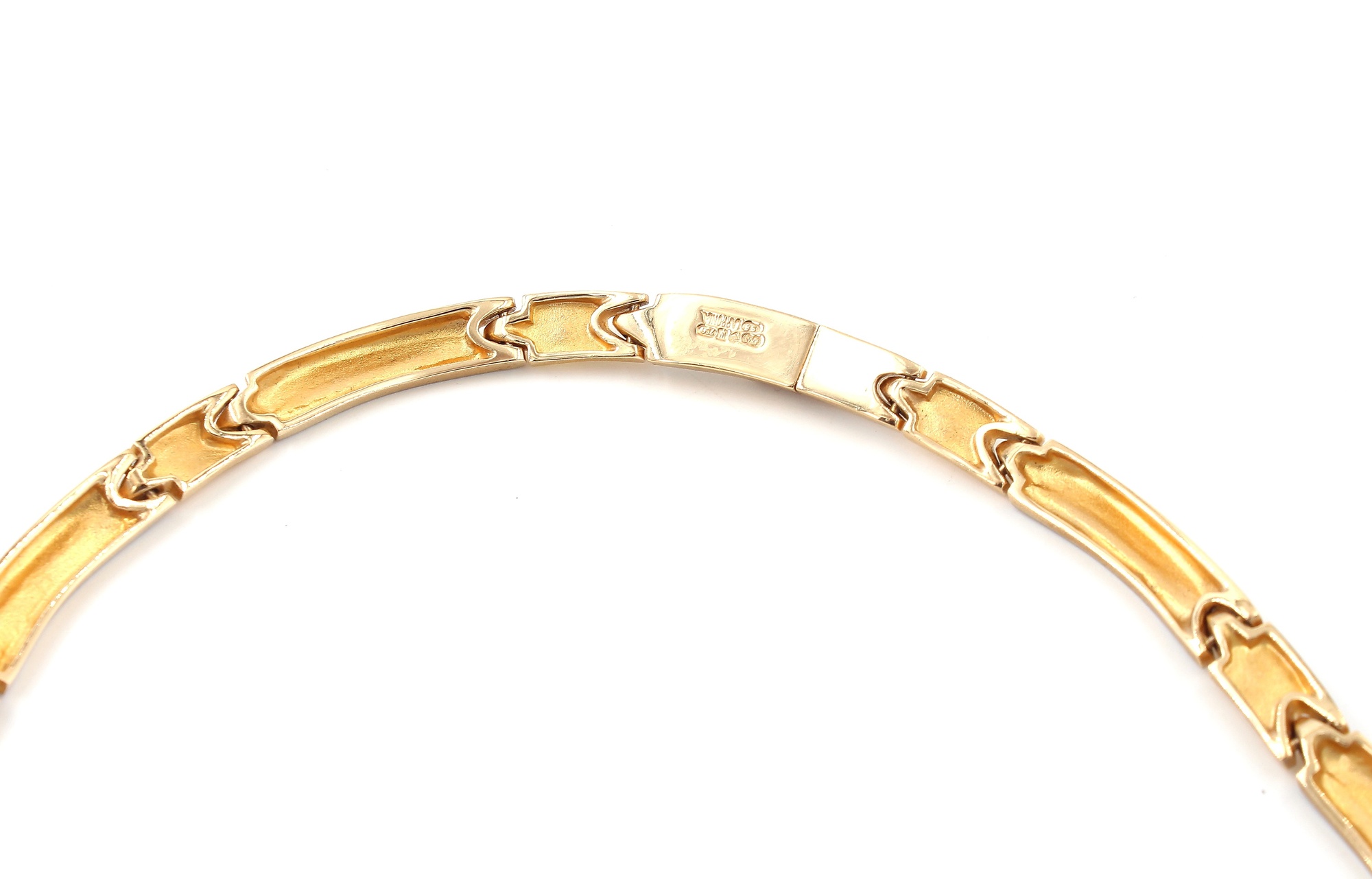 Lapponia Björn Weckström collier i 18k guld och platina "Narda" vikt.58,2gram