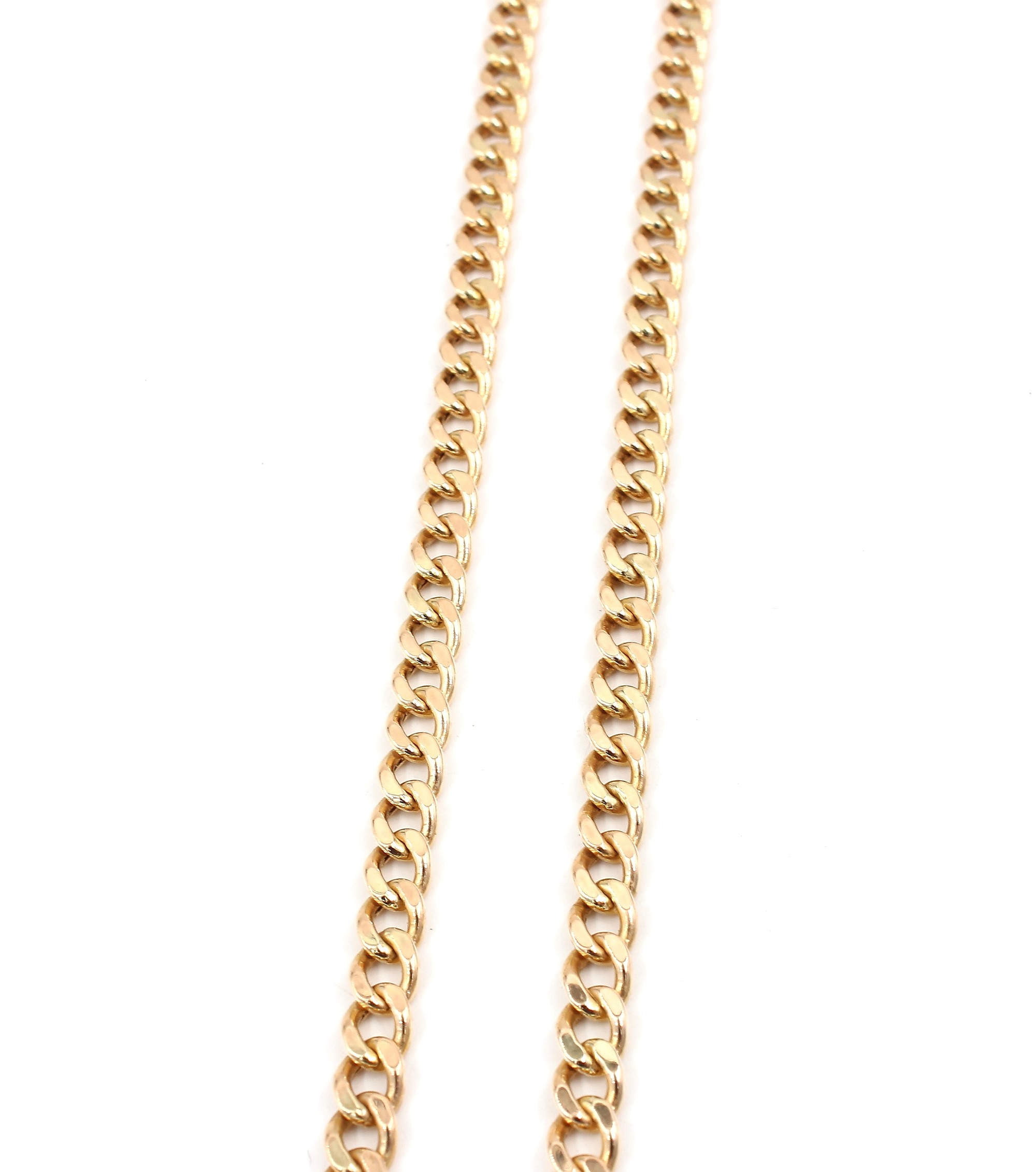 Pansar halsband i 18k guld- ihålig. vikt: 14,8g
