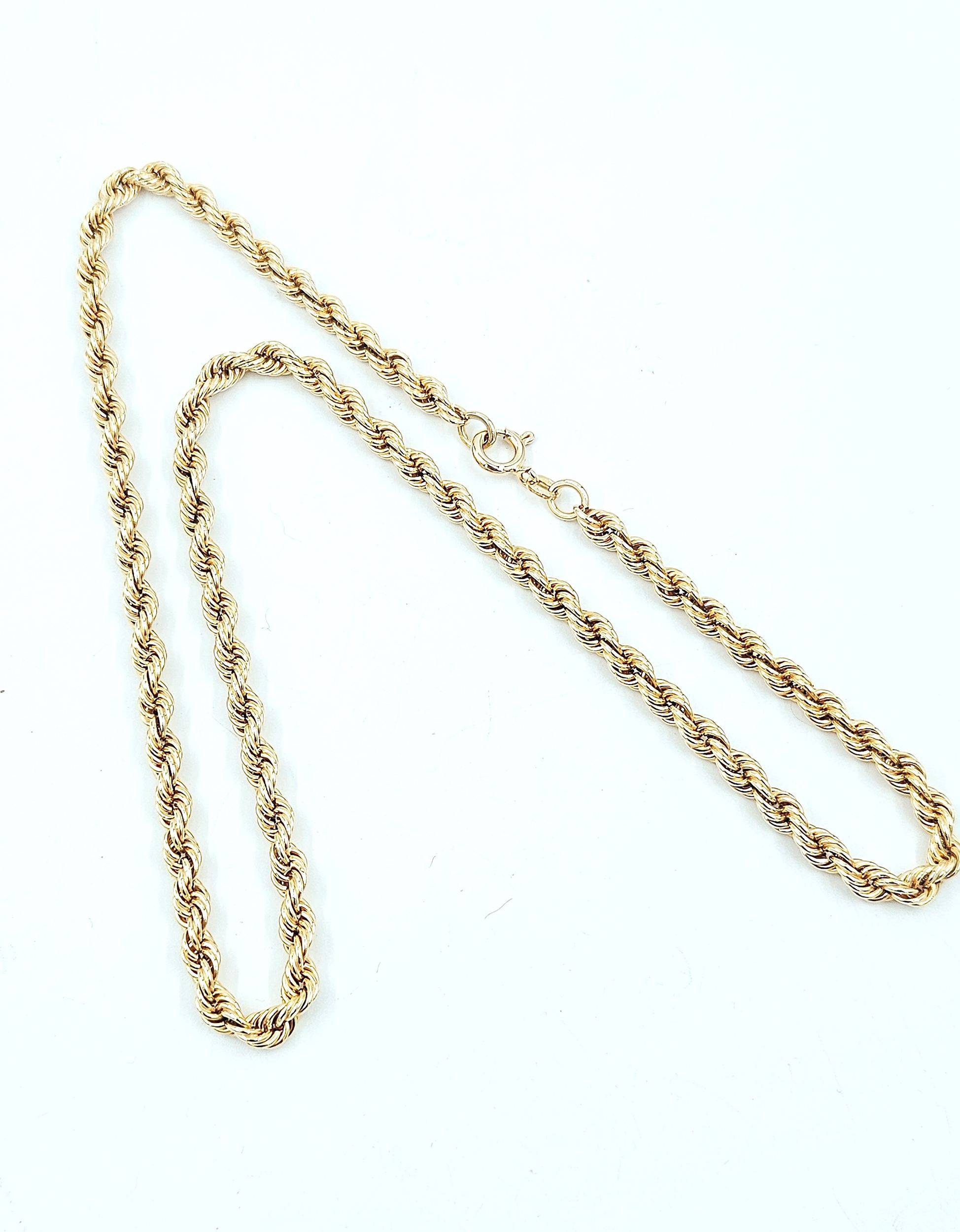 Cordell halsband i 18k guld- ihålig. vikt: 13,56g