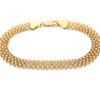 X-länk armband i 18k guld.Vikt: 5.05g