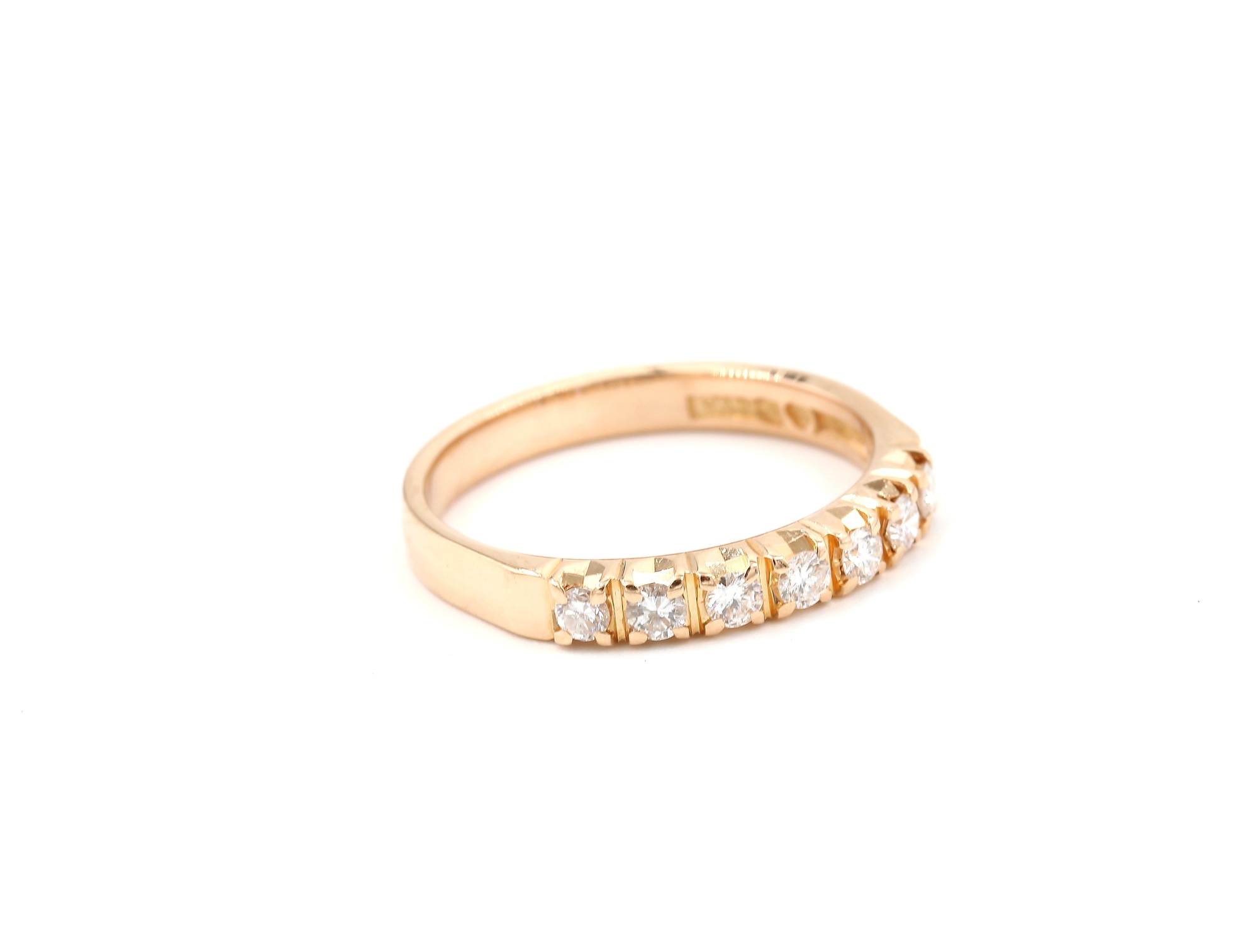 Diamantring i 18k guld 0,28 ct. vikt: 2,92 g