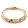 X-länk armband med stavar i 18k guld 2X. vikt: 18,3g
