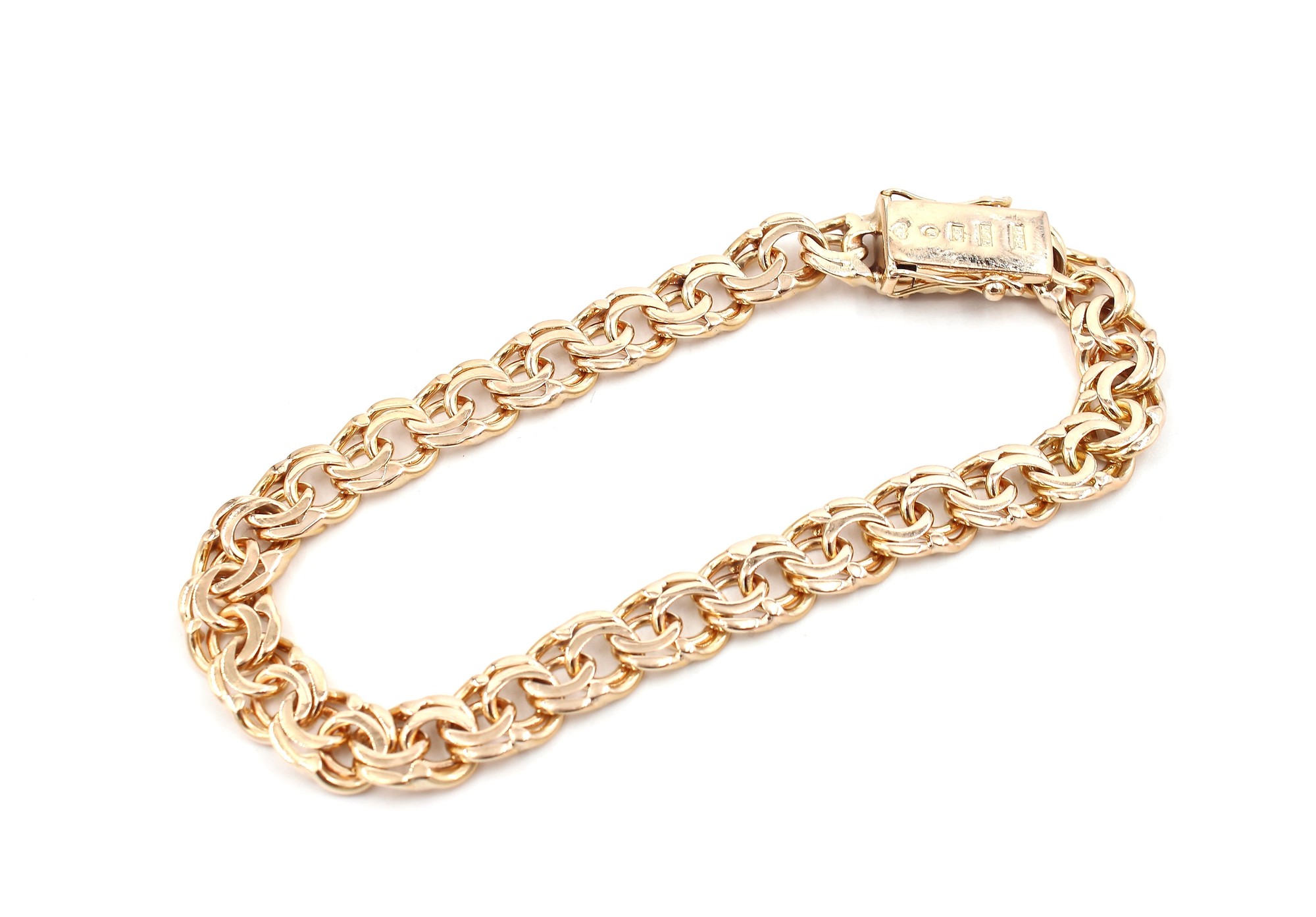 Bismarck armband i 18k guld. vikt: 20,1g
