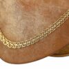 X-länk halsband med stavar i 18k guld-doserad.Vikt 15.6g