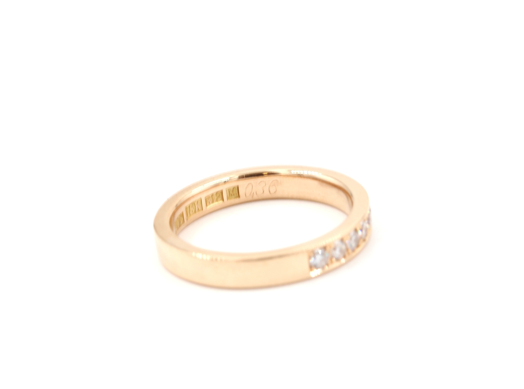 Diamantring i 18k guld 0,36 ct. vikt: 3,2g