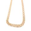 X-länk halsband med stavar i 18k guld. vikt: 15,4g