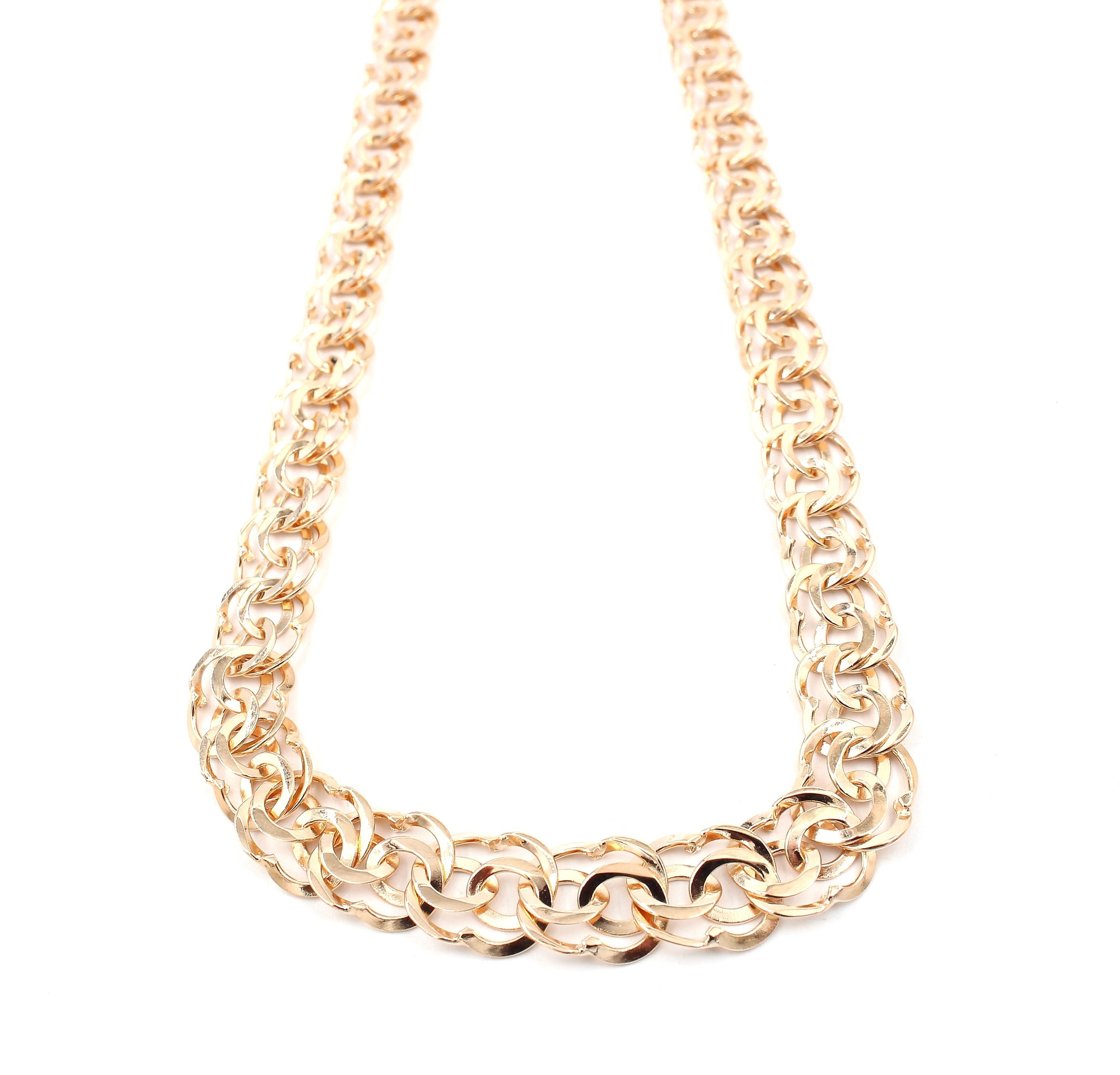 Bismarck halsband i 1k guld. vikt: 22,5g