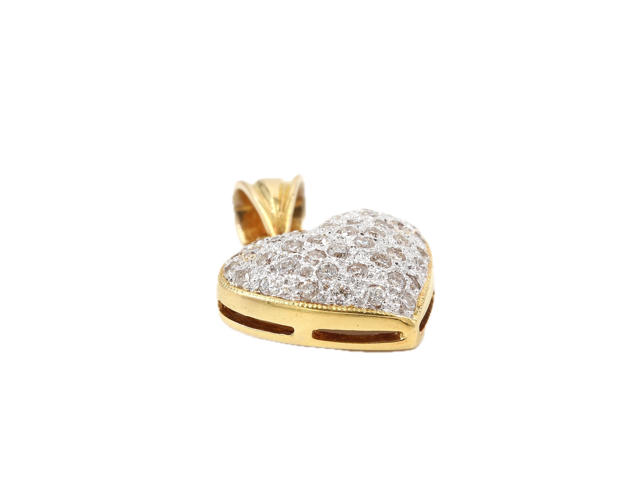 Diamanthänge i 18k guld. vikt: 2,46g