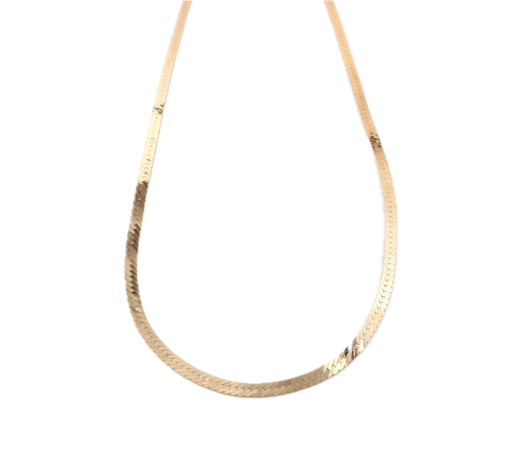 Halsband i 18k guld . vikt: 7,4g