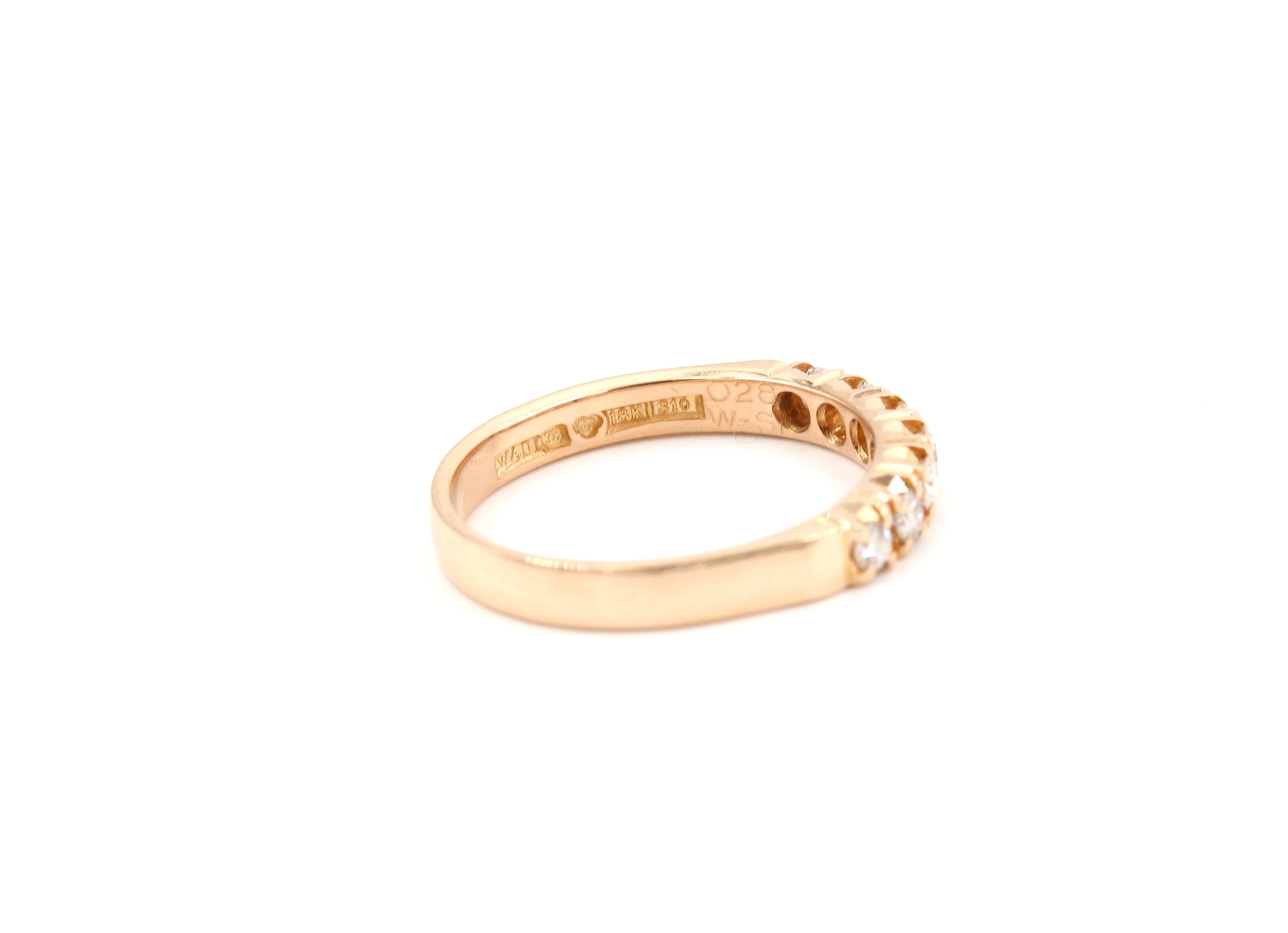 Diamantring i 18k guld 0,28 ct. vikt: 2,92 g