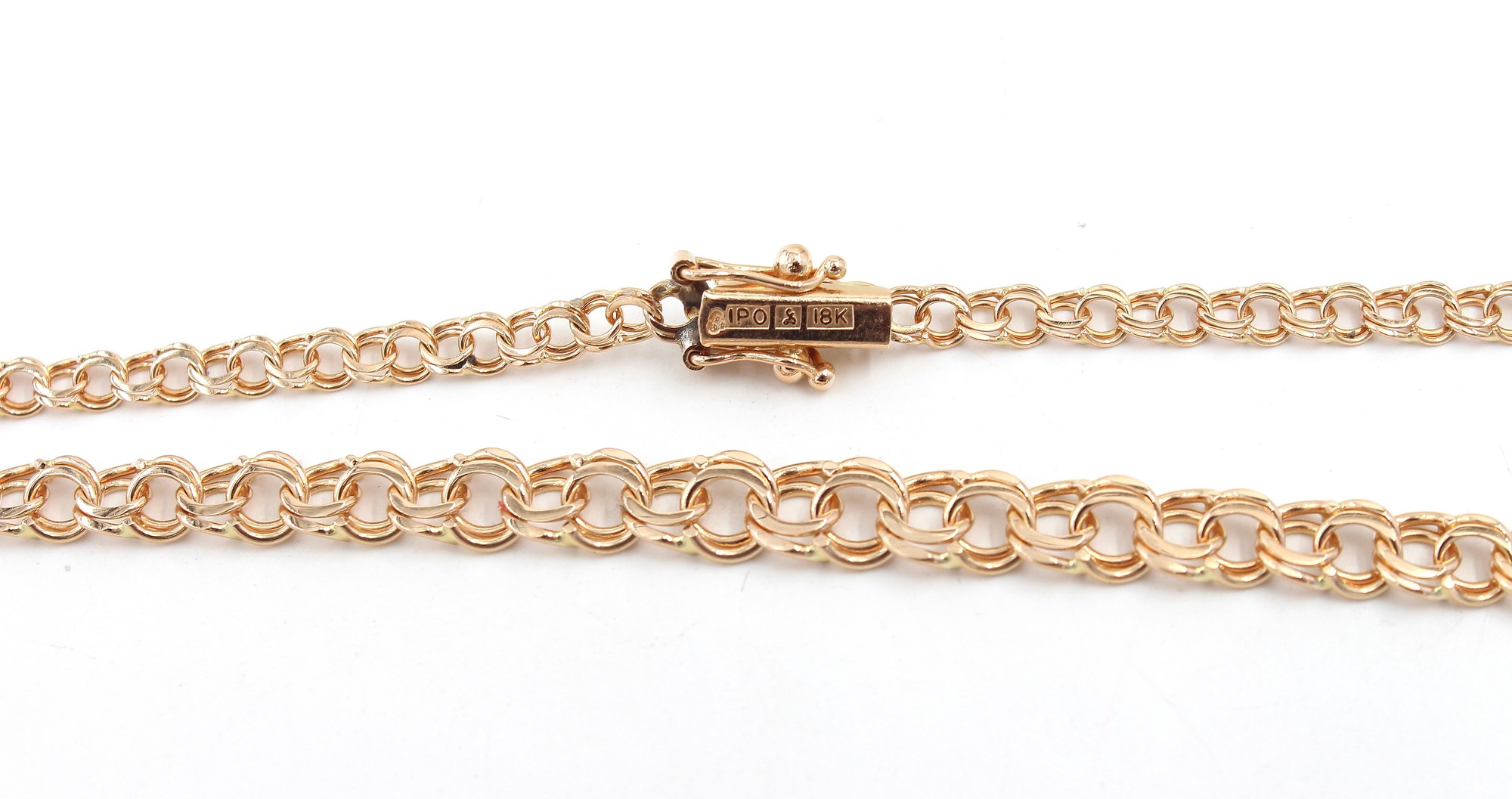 Bismarck halsband i 18k guld. vikt: 11,6g