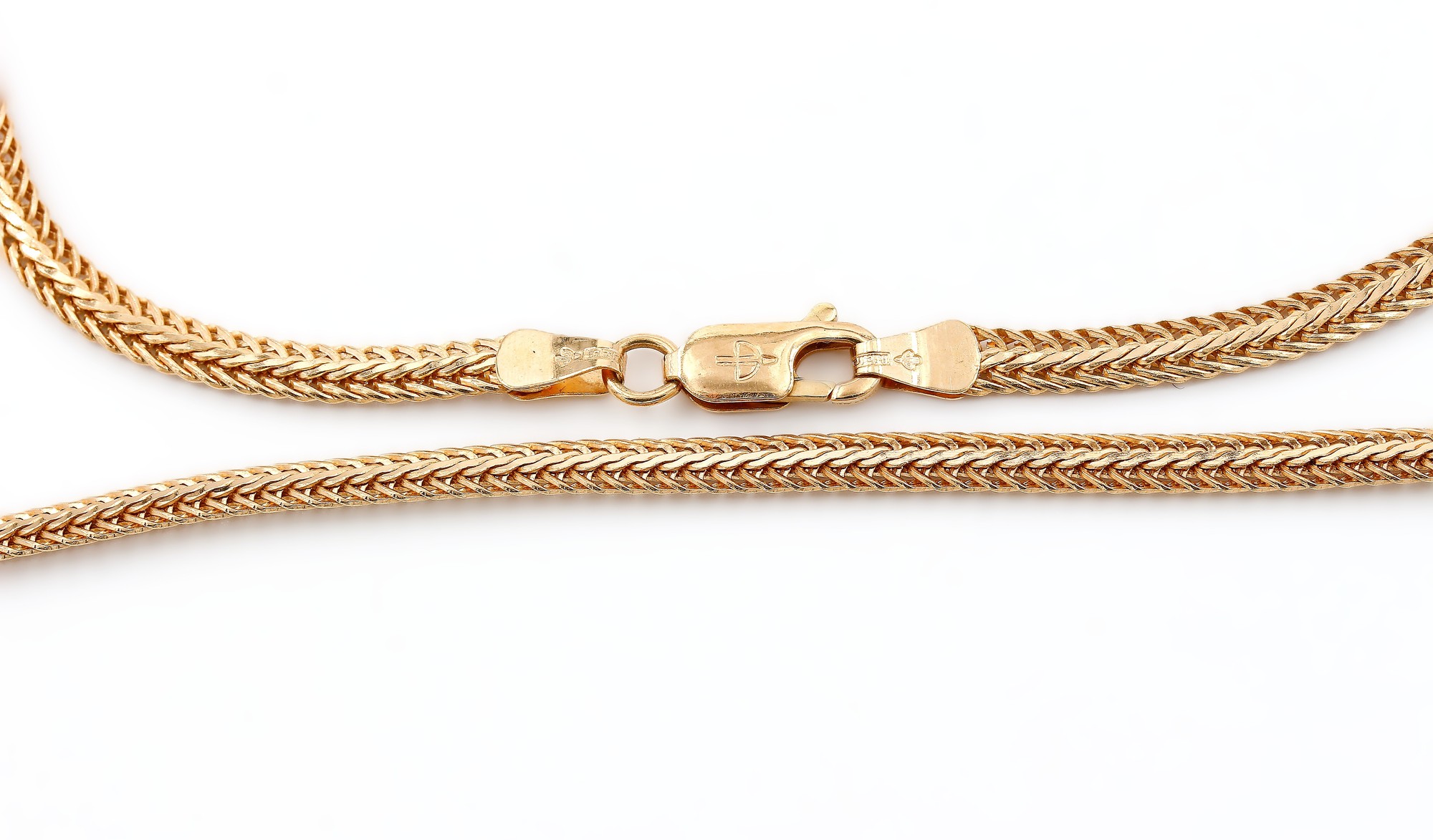 Halsband fiskben i 18k guld.Vikt 12.60 g