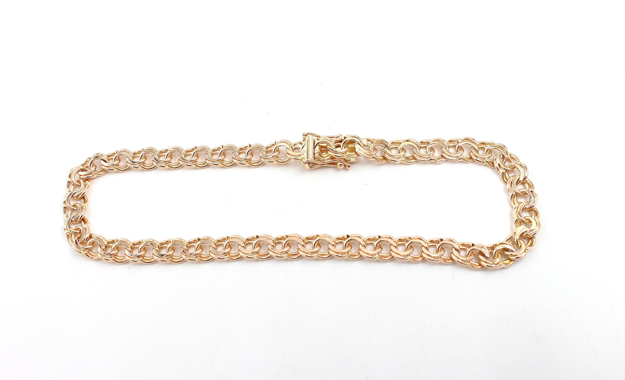 Bismarck fotlänk/ armband i 18k guld. vikt: 16,1g