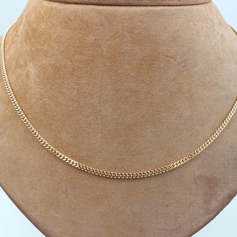 Pansar halsband i 18k guld .Vikt 10,3 g