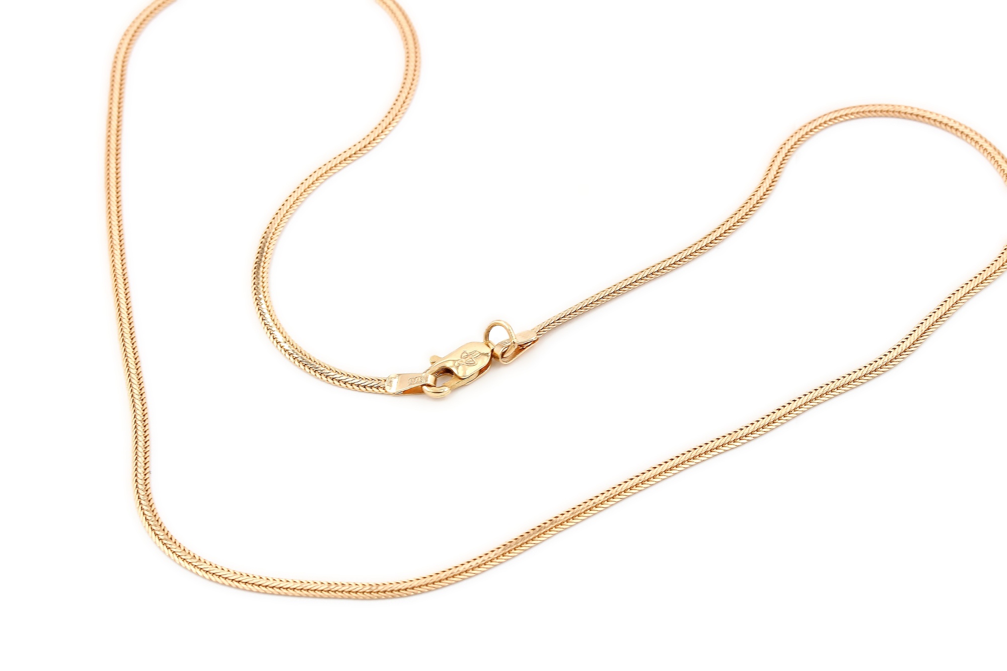 Halsband fiskben i 18k guld.Vikt 4.90 g