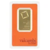 1 oz Valcambi Suisse guldtacka 999,9 guld framsida.