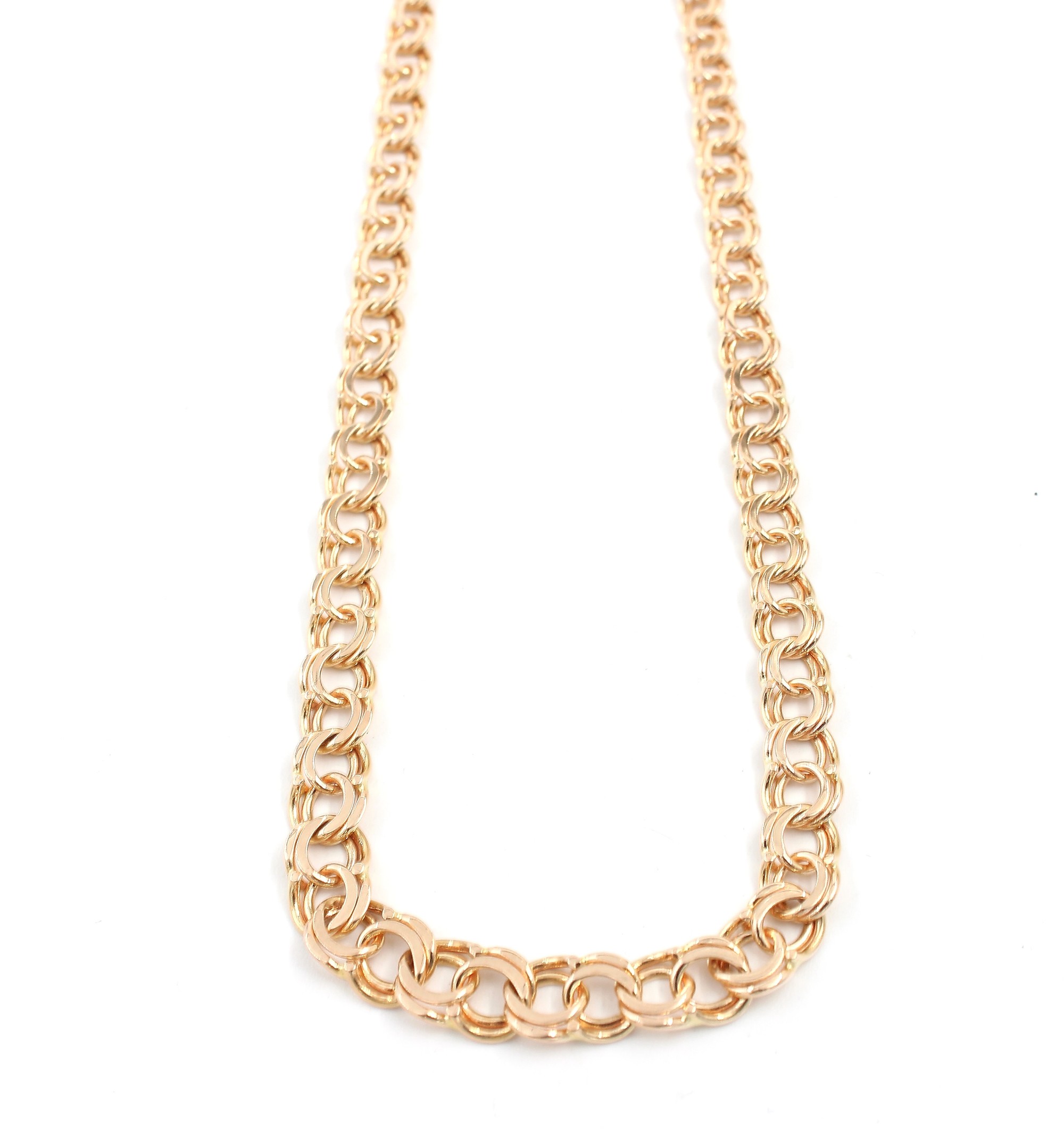 Bismarck halsband i 18k guld. vikt: 14,6g