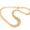 X-länk halsband i 18k guld 3X. vikt: 27,9g