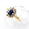 Diamantring i 18k guld.Vikt 4.18 g