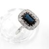 Diamantring i 18k vitguld.Vikt: 3.4g