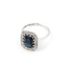 Diamantring i 18k vitguld.Vikt: 3.4g