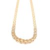 X-länk halsband i 18k guld.Vikt 18,9 g