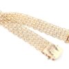 X-länk armband med stavar i 18k guld 3 x. vikt: 20,8g